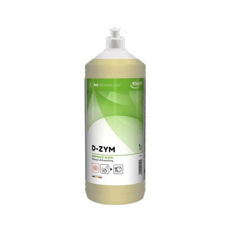 D-ZYM enzymatisch handafwasmiddel verdunning 1%