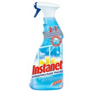 Instanet glasreiniger met alcohol