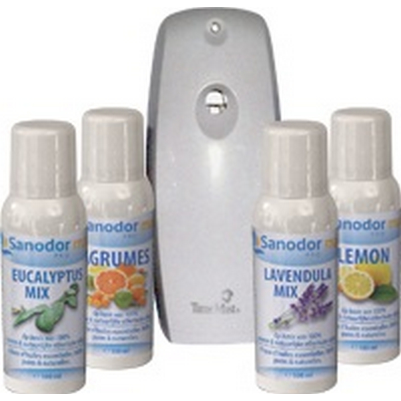 Startkit Sanodor Pro Matic met 3 geuren
