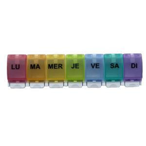 Identités Color wekelijkse pillendoos