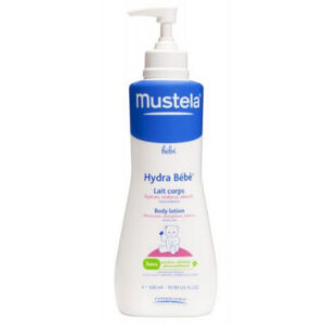 Flacon van 300 ml met pomp Mustela Hydra Baby lichaamsmelk?