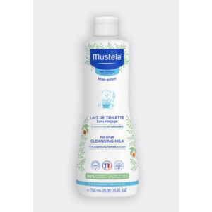Flacon van 750 ml met doseerdop Mustela Baby toiletmelk Droge Huid?