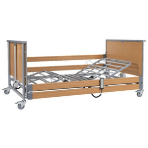 Elektrische bariatrisch bed met zelfoprichter 120 X 200 cm - Beuk kleur