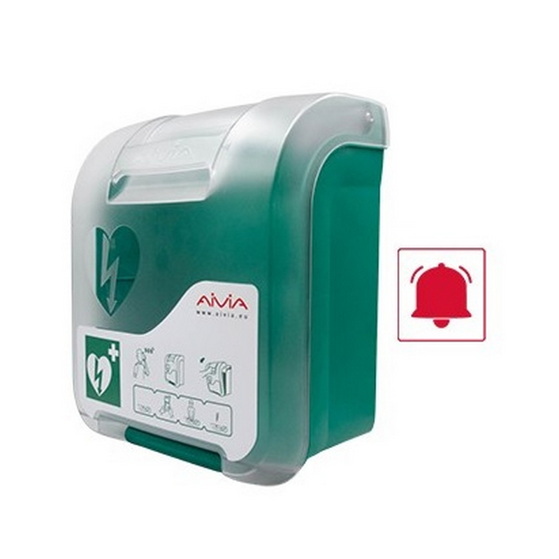 Binnenmuurkast met alarm voor defibrillator