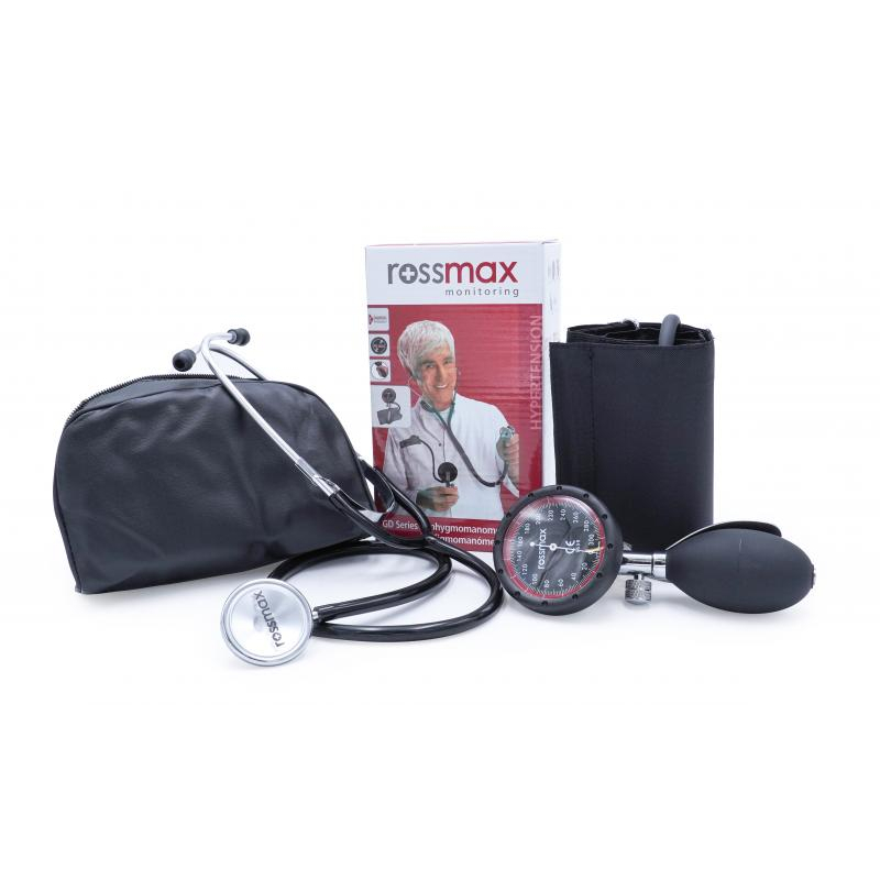 Rossmax bloeddrukmeter met lepel + stethoscoop
