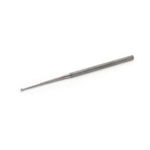Fijne gefenestreerde dermatologische curette 3 mm